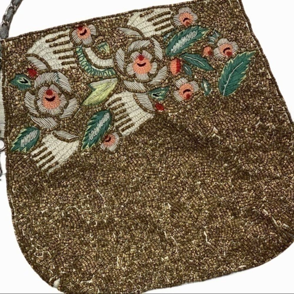 Noonday Collection beaded embroidered crossbody clutch - Picture 4 of 17